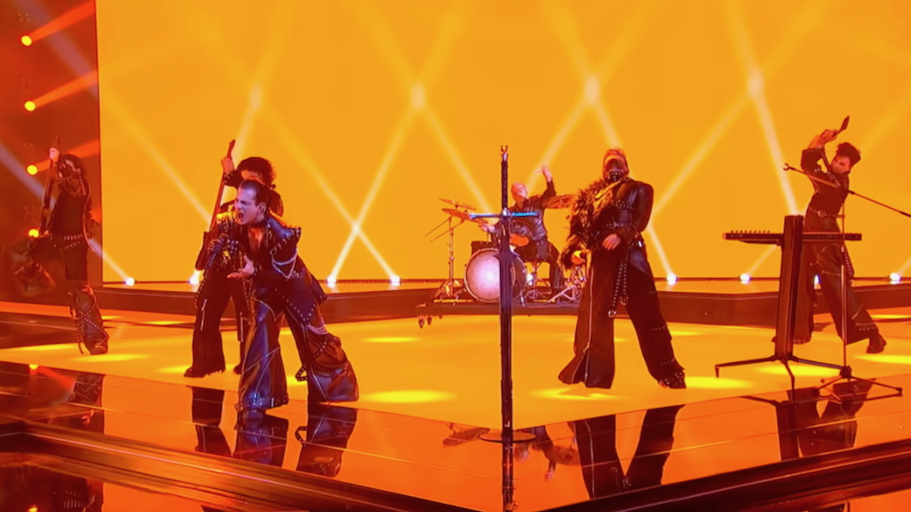 Lavina beim Auftritt im Finale des serbischen Eurovision Song Contest-Vorentscheids